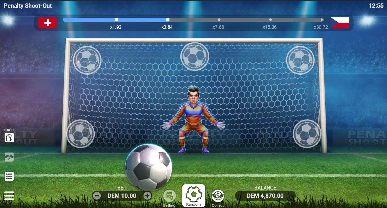 Penalty Shoot Out, grandes prêmios, slot de futebol